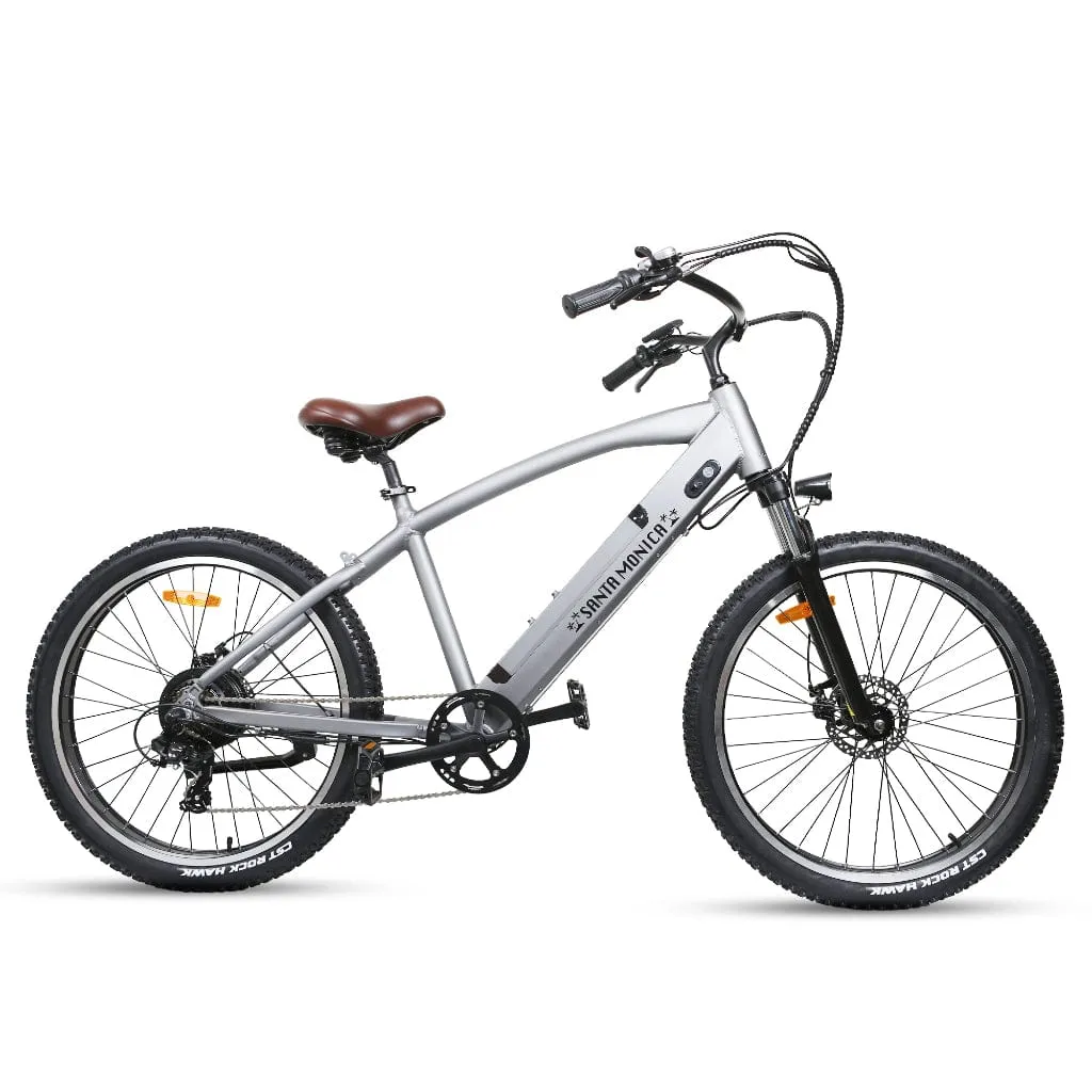 Nakto 26" Santa Monica 500W, 48V Cruiser Electric Bike