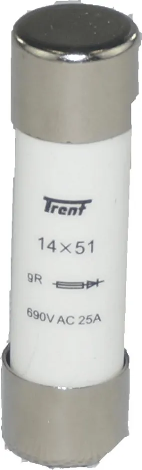 NBR-CH14/UQ/6A/690V, NBR gR Semiconductor Fuse, 6 Amp, 51x14mm