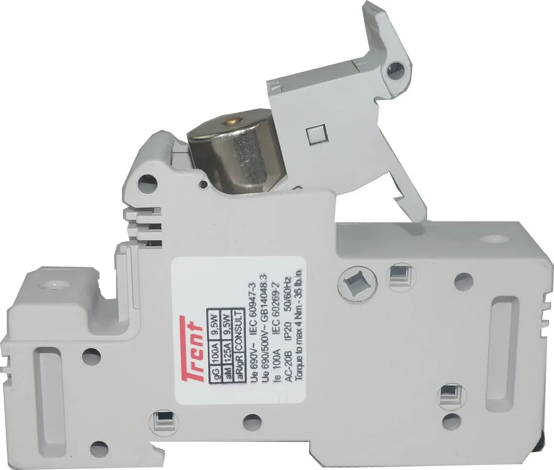 NBR-CH14/UQ/6A/690V   RT18-63L Series 6 Amp 690V Semiconductor I²t gR Fuse & Din Rail Fuse Holder Cartridge Style 51 x 14mm