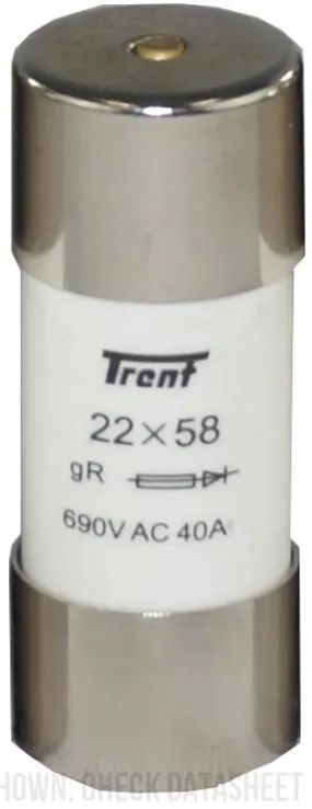 NBR-FR22GR69V20T, gR Semiconductor Fuse, 20 Amp, 22 x 58mm