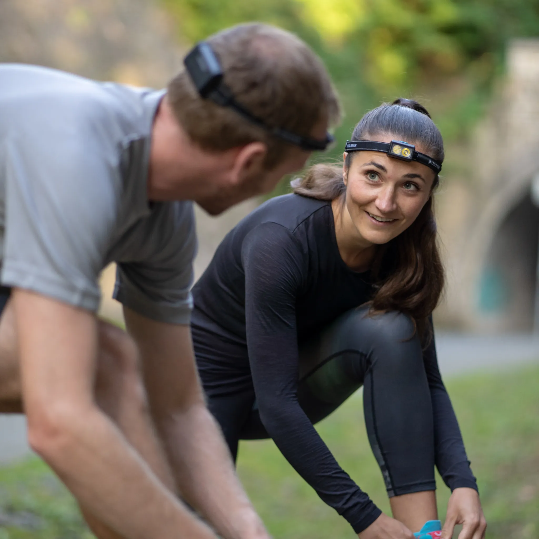 NEO5R Running Head Torch with Chest Strap