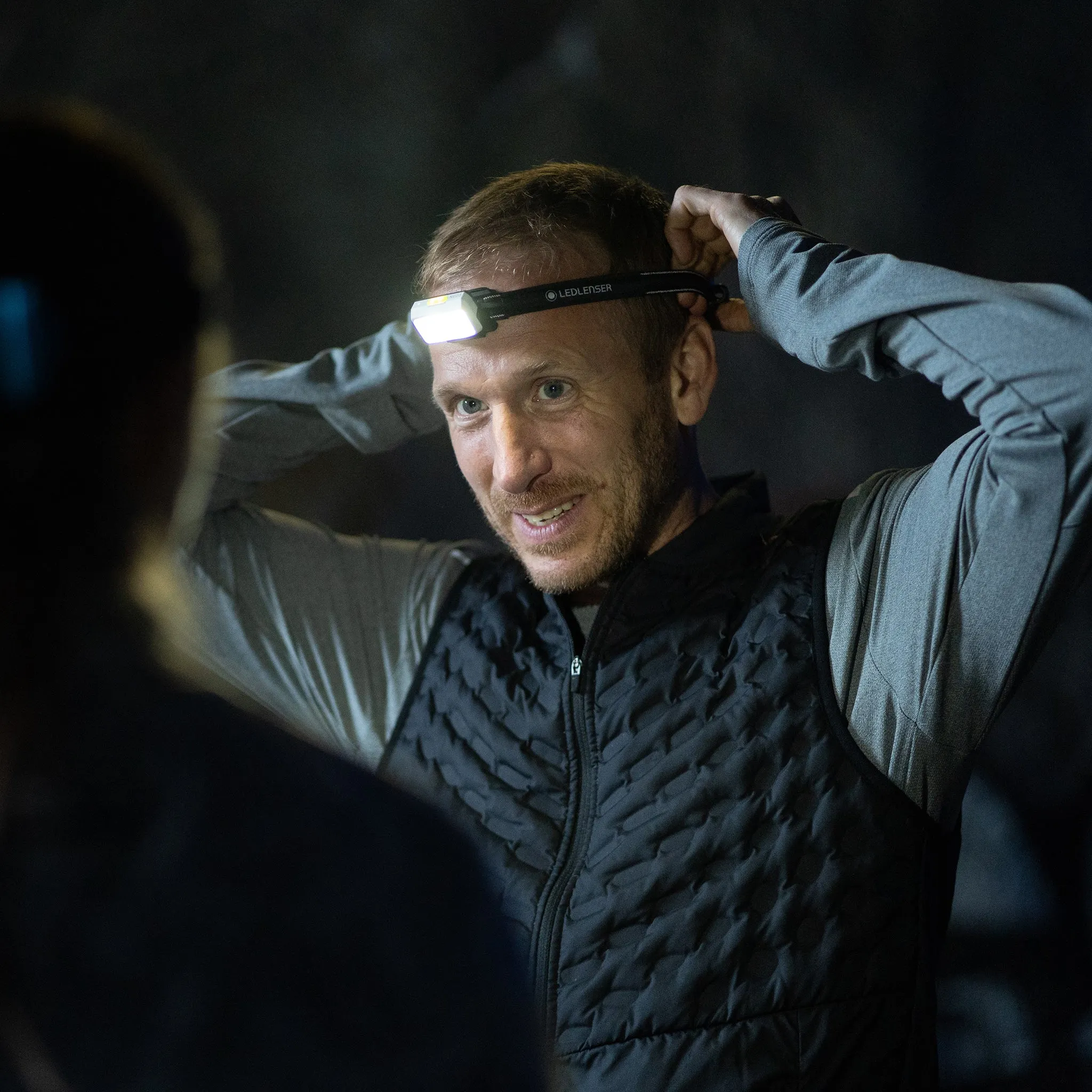 NEO5R Running Head Torch with Chest Strap