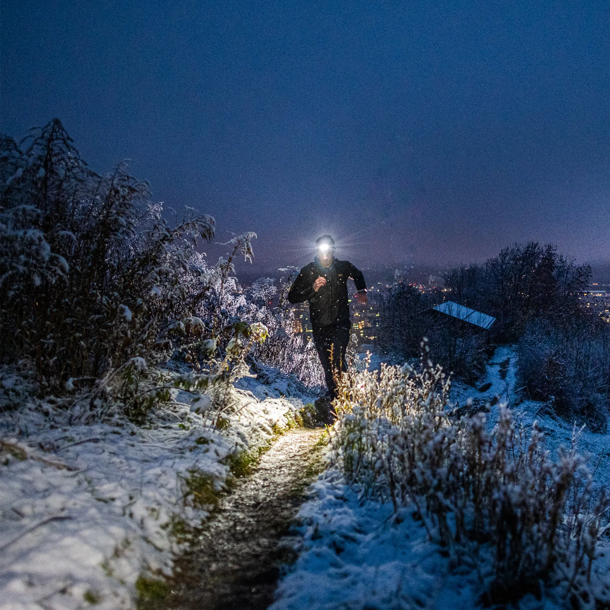 NEO5R Running Head Torch with Chest Strap