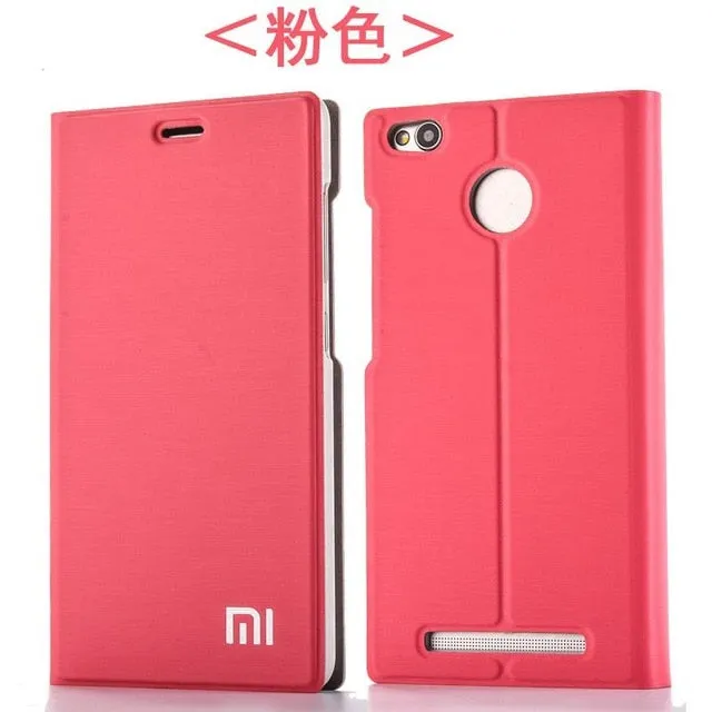 New Arrival For Xiaomi Redmi 3 /3S/3X, Luxury Slim Style Flip Leather Case For Xiaomi Redmi 3s Redmi 3x Redmi 3 Cover Bag