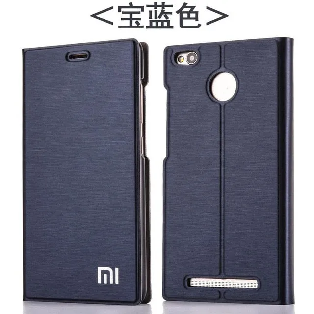New Arrival For Xiaomi Redmi 3 /3S/3X, Luxury Slim Style Flip Leather Case For Xiaomi Redmi 3s Redmi 3x Redmi 3 Cover Bag
