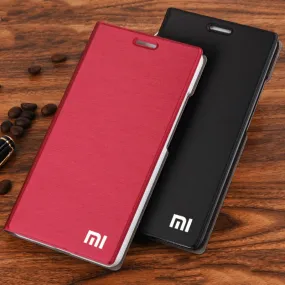New Arrival For Xiaomi Redmi 3 /3S/3X, Luxury Slim Style Flip Leather Case For Xiaomi Redmi 3s Redmi 3x Redmi 3 Cover Bag
