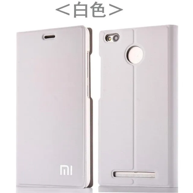 New Arrival For Xiaomi Redmi 3 /3S/3X, Luxury Slim Style Flip Leather Case For Xiaomi Redmi 3s Redmi 3x Redmi 3 Cover Bag
