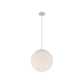 Niveous 14 In LED Pendant Light White Finish
