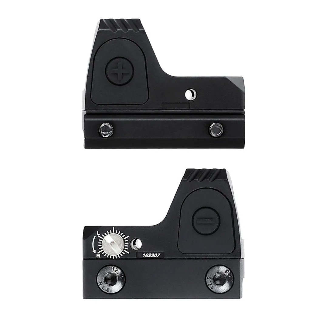 ohhunt® 3 MOA Pistol Micro Red Dot Sight 5 Reticle Brightness Compatible with RMR with Glock Mount and Picatinny Mount