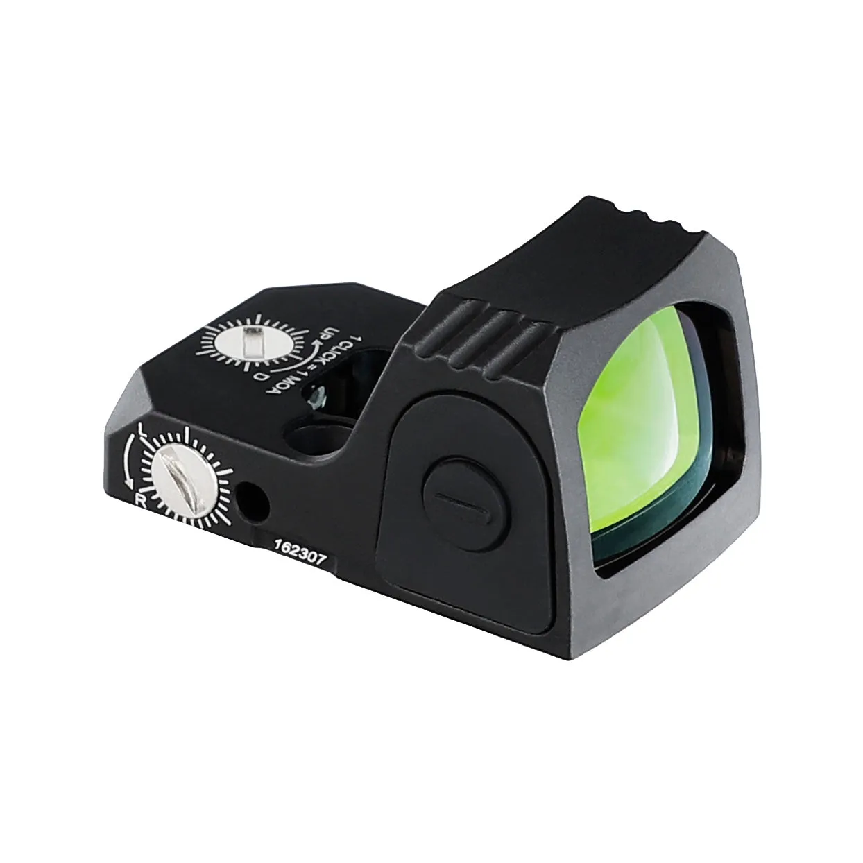 ohhunt® 3 MOA Pistol Micro Red Dot Sight 5 Reticle Brightness Compatible with RMR with Glock Mount and Picatinny Mount