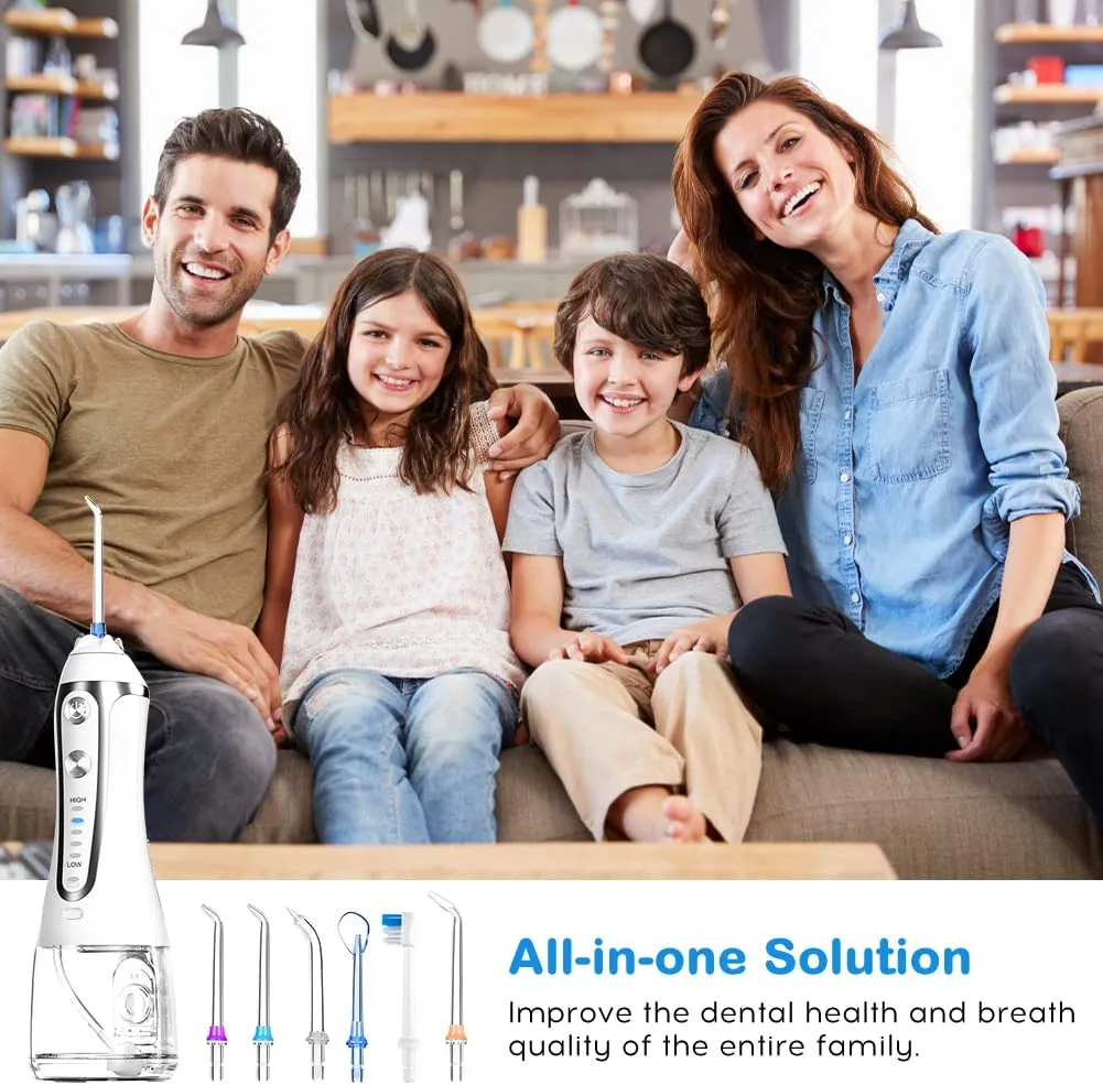 Oral Irrigator Portable IPX7 Waterproof Dental Water Flosser Jet USB h2ofloss Irrigator Dental Water Floss Tips Teeth Cleaner 0ral irrigator