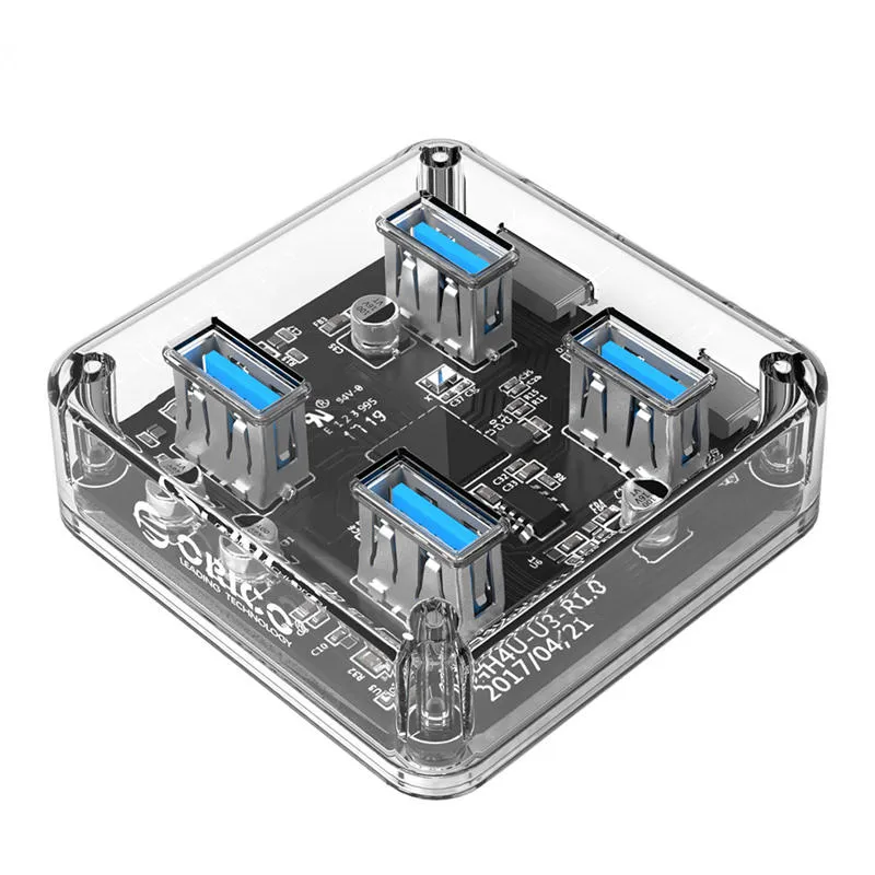 Orico 4 Port USB3.0 Transparent HUB