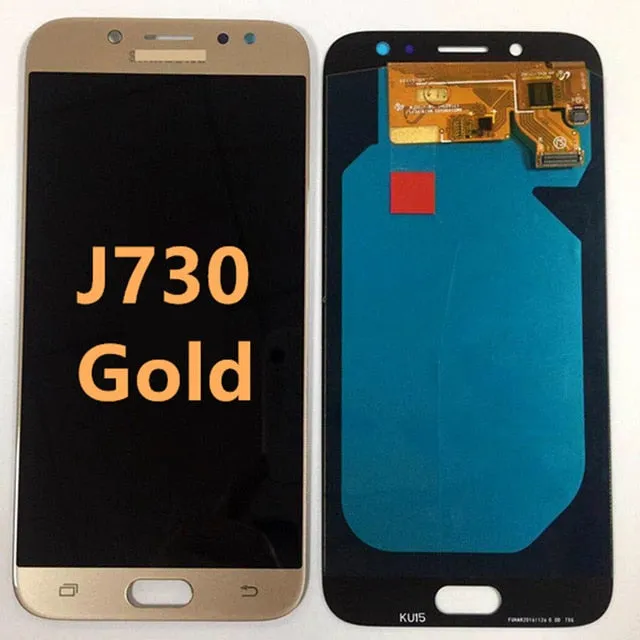 Original Super Amoled pantalla LCD para Samsung Galaxy J7 Pro 2017 J730 J730F pantalla LCD y montaje de digitalizador con pantal
