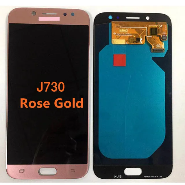Original Super Amoled pantalla LCD para Samsung Galaxy J7 Pro 2017 J730 J730F pantalla LCD y montaje de digitalizador con pantal
