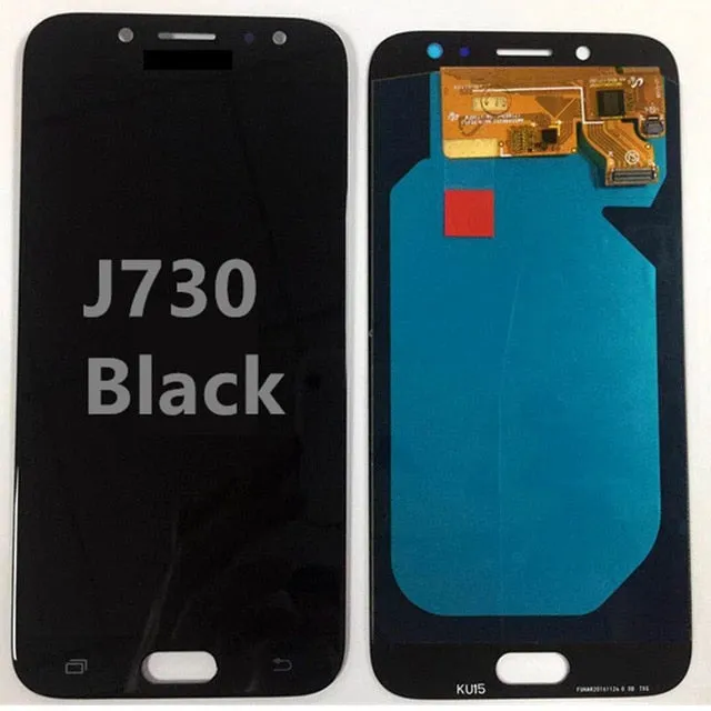 Original Super Amoled pantalla LCD para Samsung Galaxy J7 Pro 2017 J730 J730F pantalla LCD y montaje de digitalizador con pantal