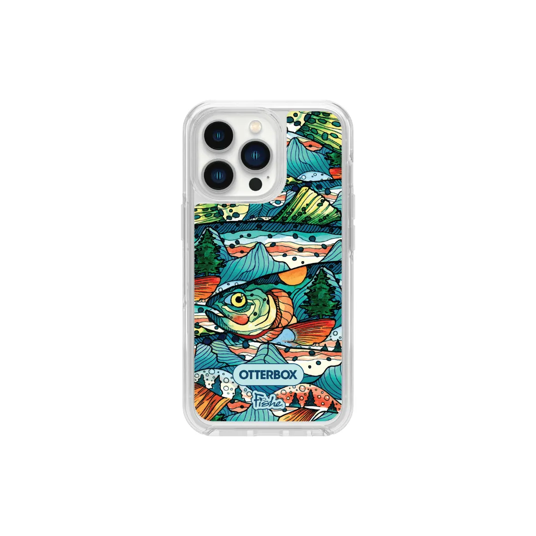 OtterBox Symmetry Series Clear for MagSafe x Fishe Mt. Cutty Phone Case