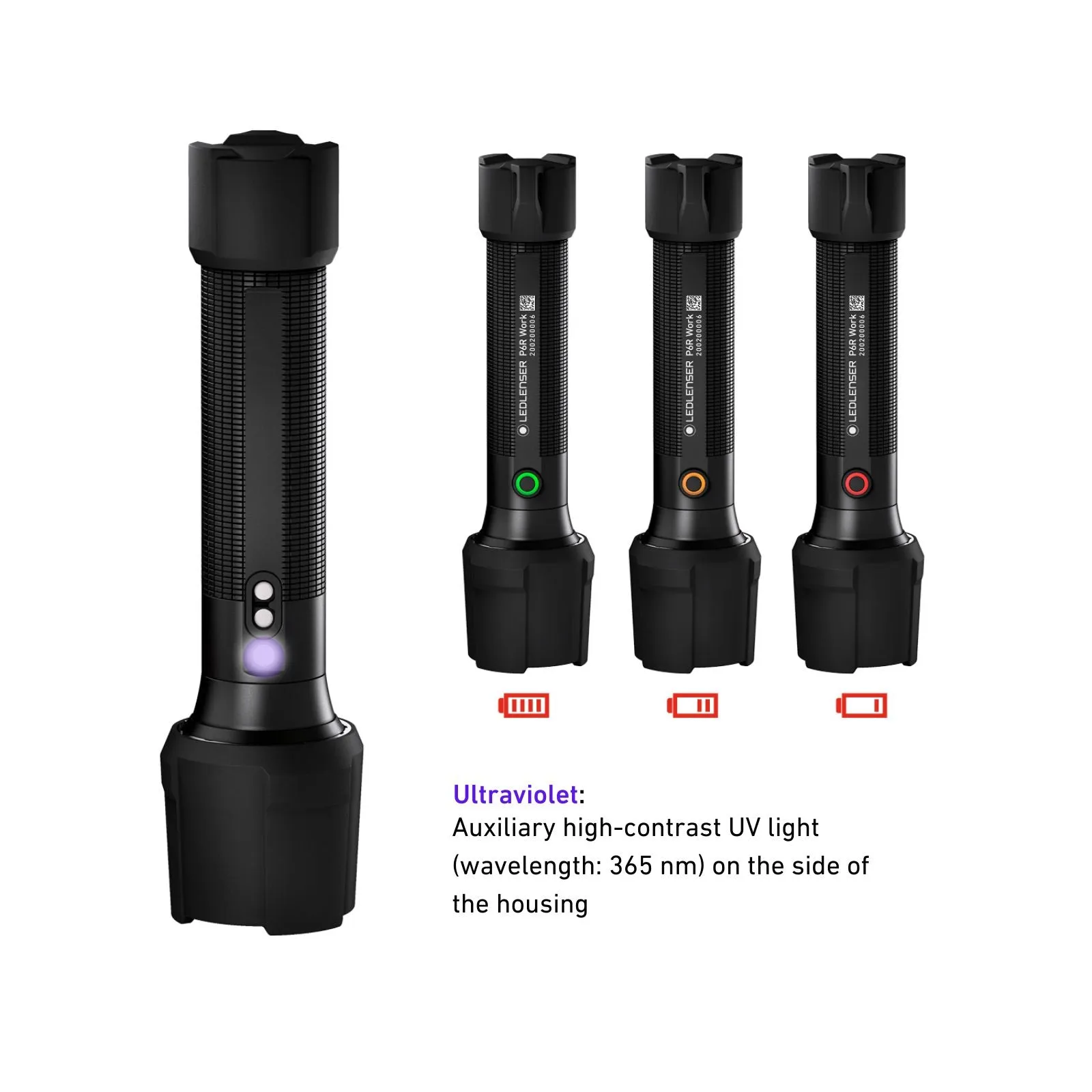 P7R Work UV Rechargeable Torch