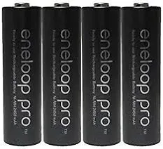 Panasonic (Sanyo) Eneloop XX Pro AA 2550mAH Rechargeable Batteries - 4 Pack