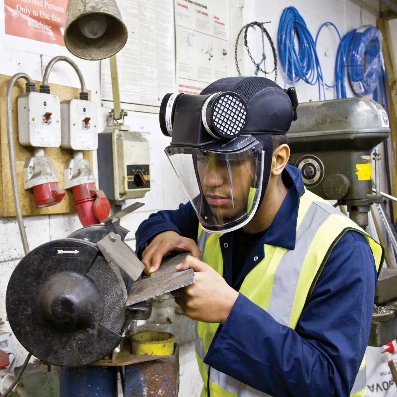 Powercap Active Battery Powered Air Supplied Respirator With Bump Cap