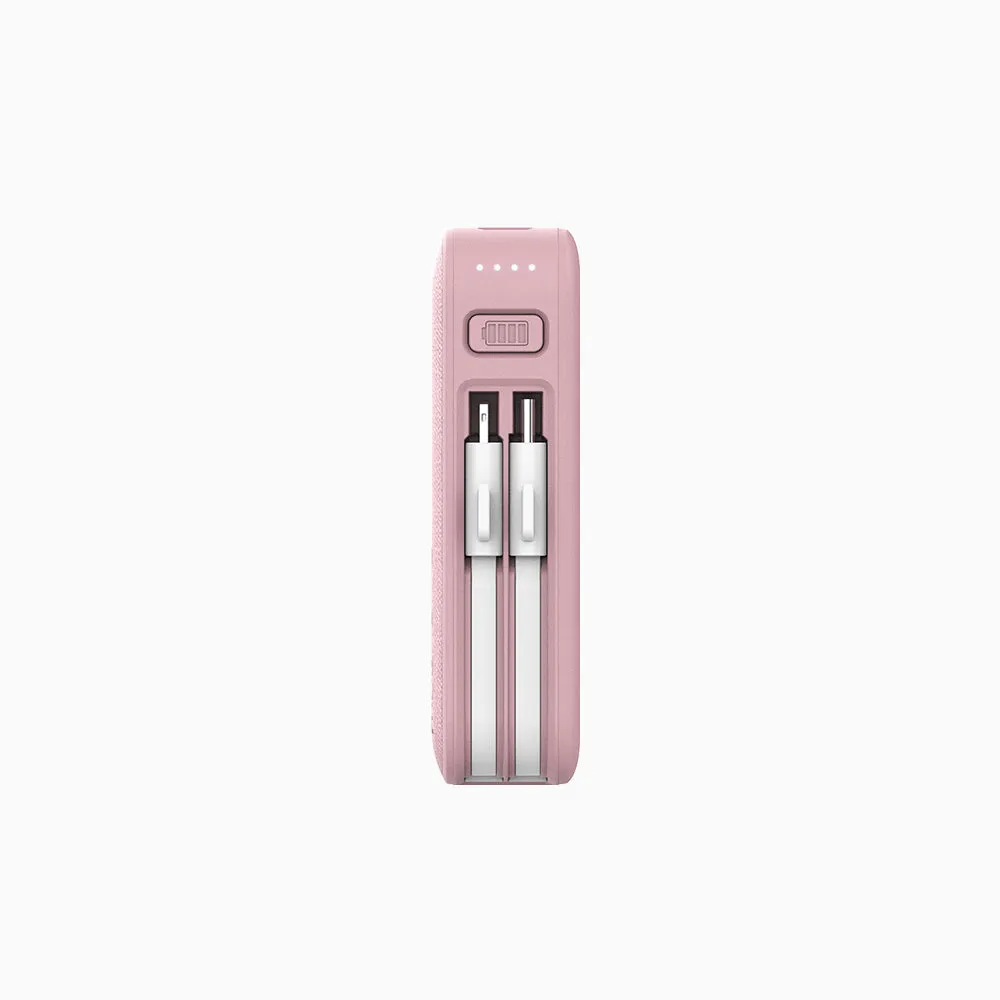 PowerHub Mini Power Bank   Built-in Cables