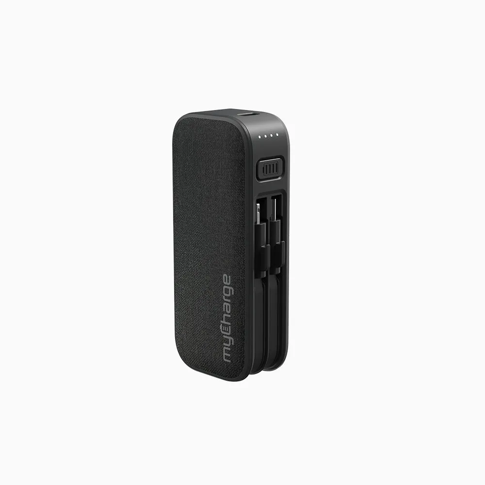 PowerHub Mini Power Bank   Built-in Cables