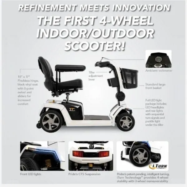 Pride Zero Turn 10 ZT10 4-Wheel Mobility Scooter - S710ZT