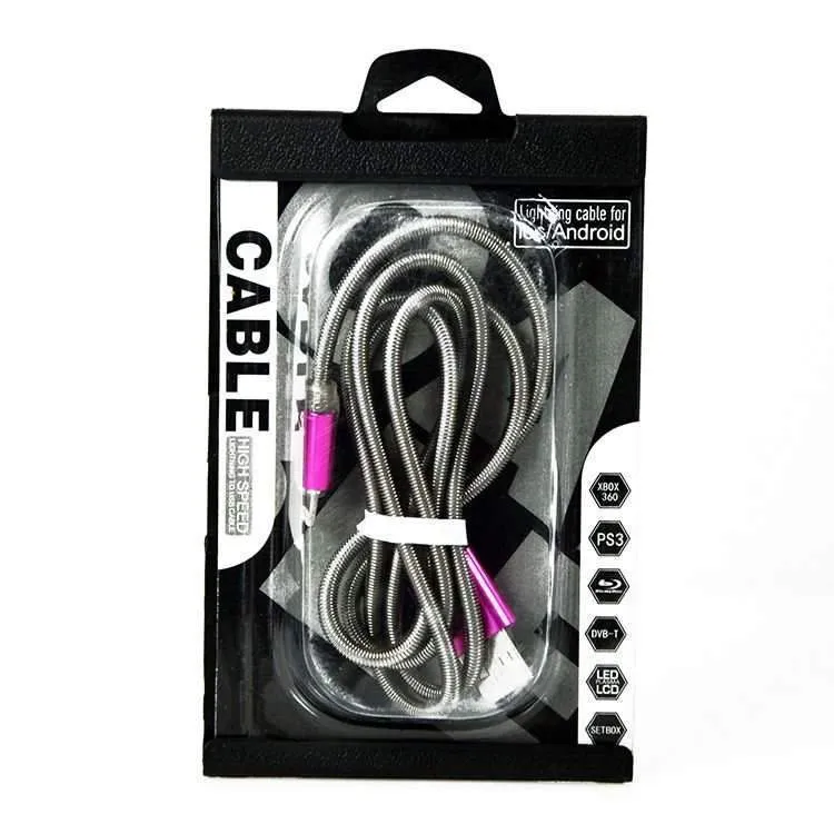PTron Falcon 1.5A USB Lightning Cable Metal Cable Data Sync Charger For All iOS Smartphones (Pink)