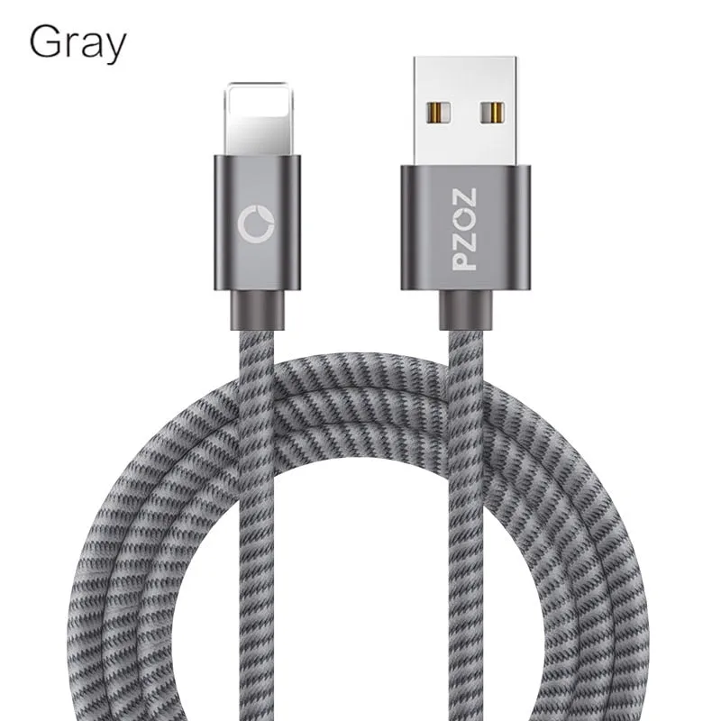 PZOZ usb cable for iphone cable Xs max Xr X 8 7 6 plus 6s 5 s plus ipad mini fast charging cables mobile phone charger cord data