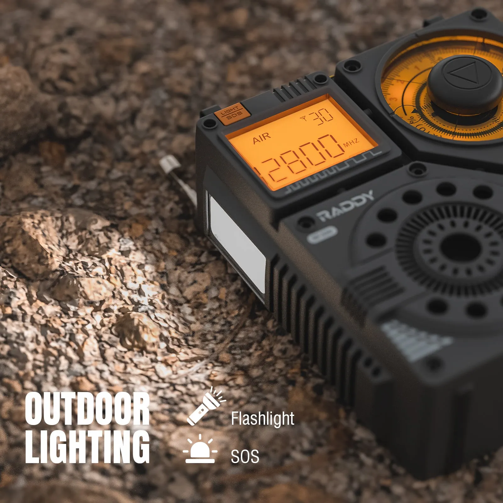 Raddy RF320 Shortwave Radio | FM/AM/SW/VHF/WB/AIR | Remote Control | Bluetooth 5.0
