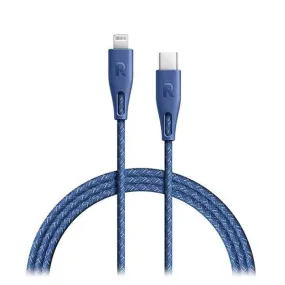 RAVPower Type-C to Lightning Cable 2m Nylon Blue-XXKH