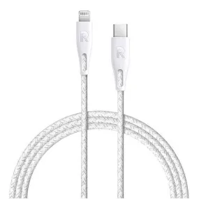 RAVPower Type-C to Lightning Cable 2m Nylon White-G3MV