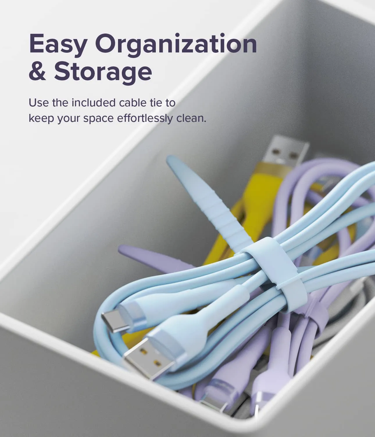Ringke Fast Charging Pastel Cable USB Type-C to Type-C - Purple (2m)