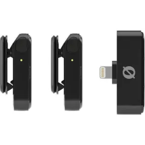 RODE Wireless Micro 2-Person Ultracompact Wireless Microphone System with Lightning Connector (2.4 GHz, Black)