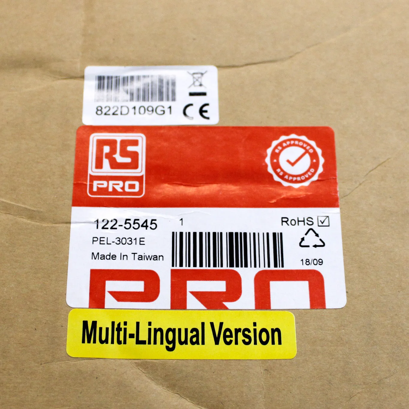 RS Pro 300W 1V-150V 60A Programmable DC Electronic Load 122-5545 PEL-3031E