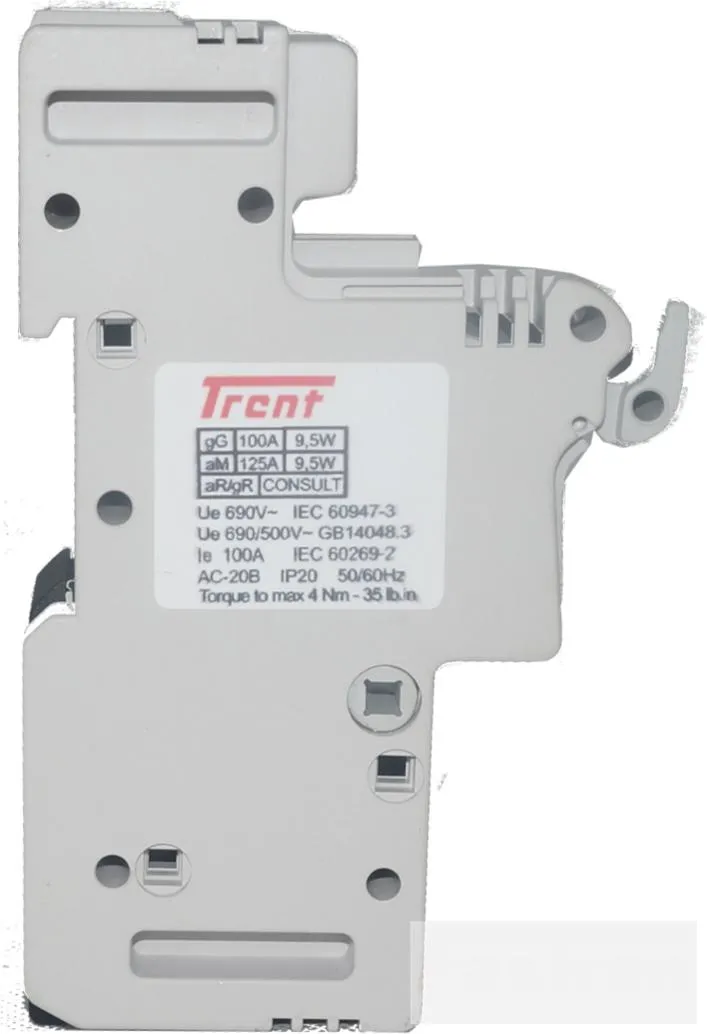 RT18-125L, Quick Release Fuse Holder/Cartridge for 25 to 125 Amp 22 x 58mm Fuse Links