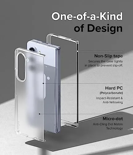 Samsung Galaxy Z Fold 5 Back Cover Case | Slim - Matte Clear
