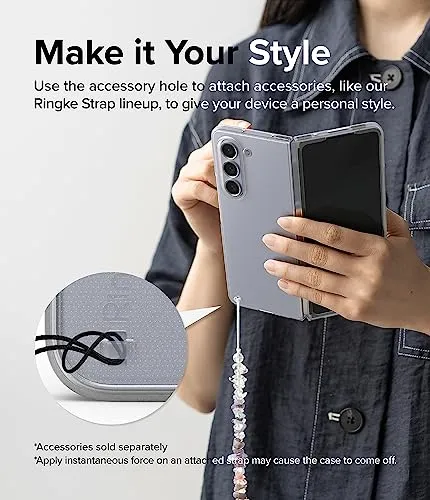 Samsung Galaxy Z Fold 5 Back Cover Case | Slim - Matte Clear