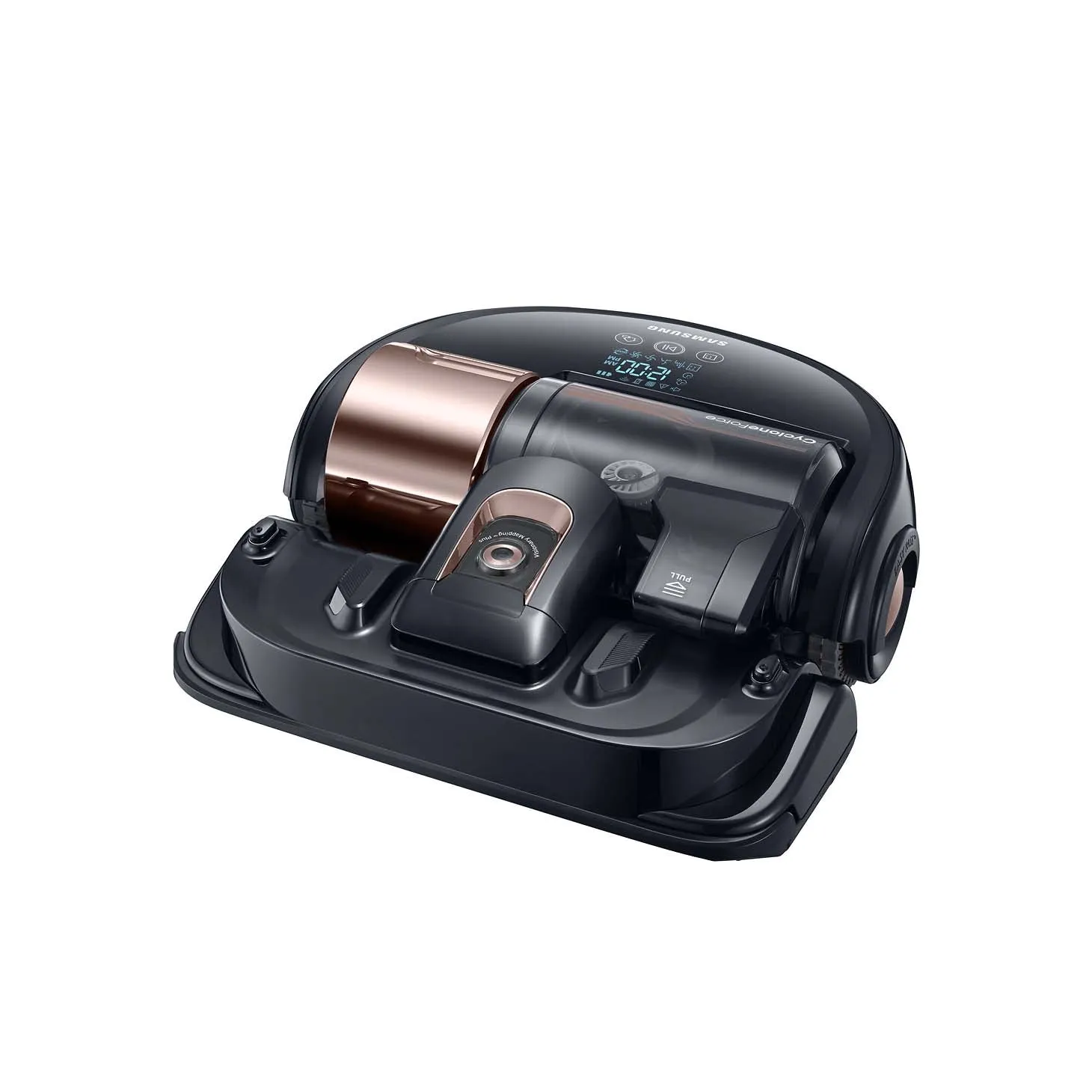 Samsung - POWERbot Turbo App-Controlled Self-Charging Robot Vacuum - Obsidian Copper