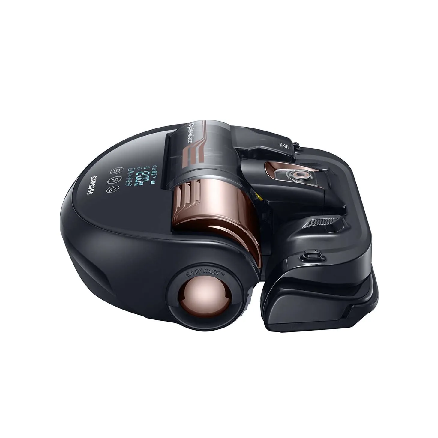 Samsung - POWERbot Turbo App-Controlled Self-Charging Robot Vacuum - Obsidian Copper
