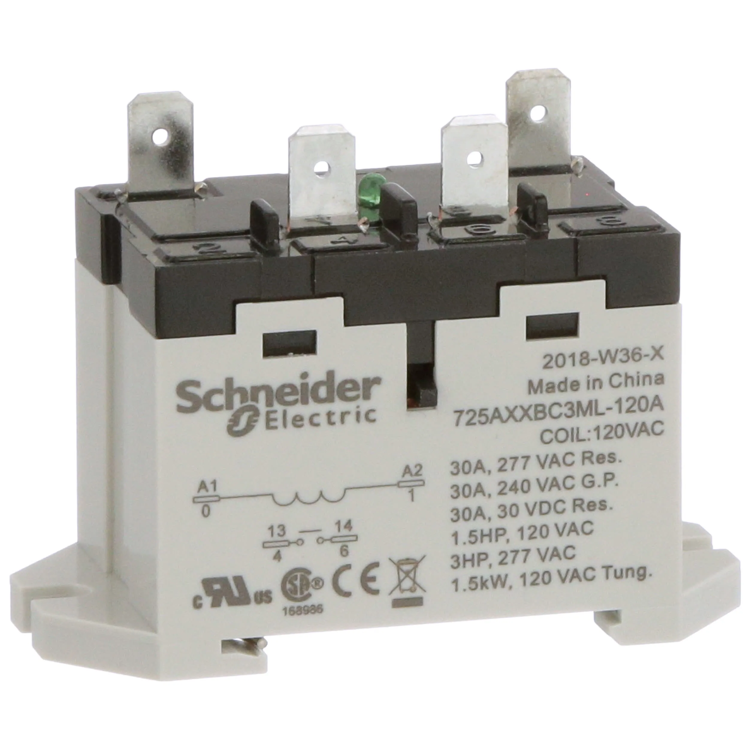 Schneider Electric/Legacy Relays 725AXXBC3ML-120A