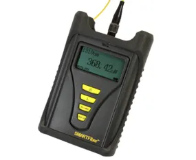 SMART Fiber - Fiber Optic Power Meter for 850-1550 Wavelengths with FC/ST/SC Adapters