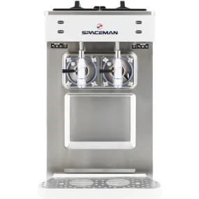 SPACEMAN 6695-C Frozen Beverage Machine with Two Flavors and Countertop Design