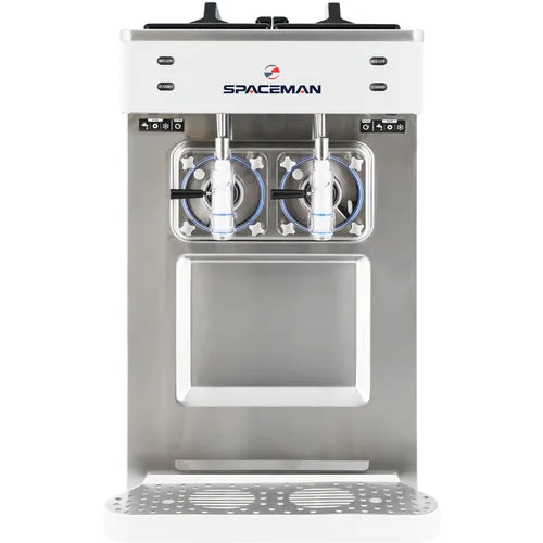 SPACEMAN 6695-C Frozen Beverage Machine with Two Flavors and Countertop Design