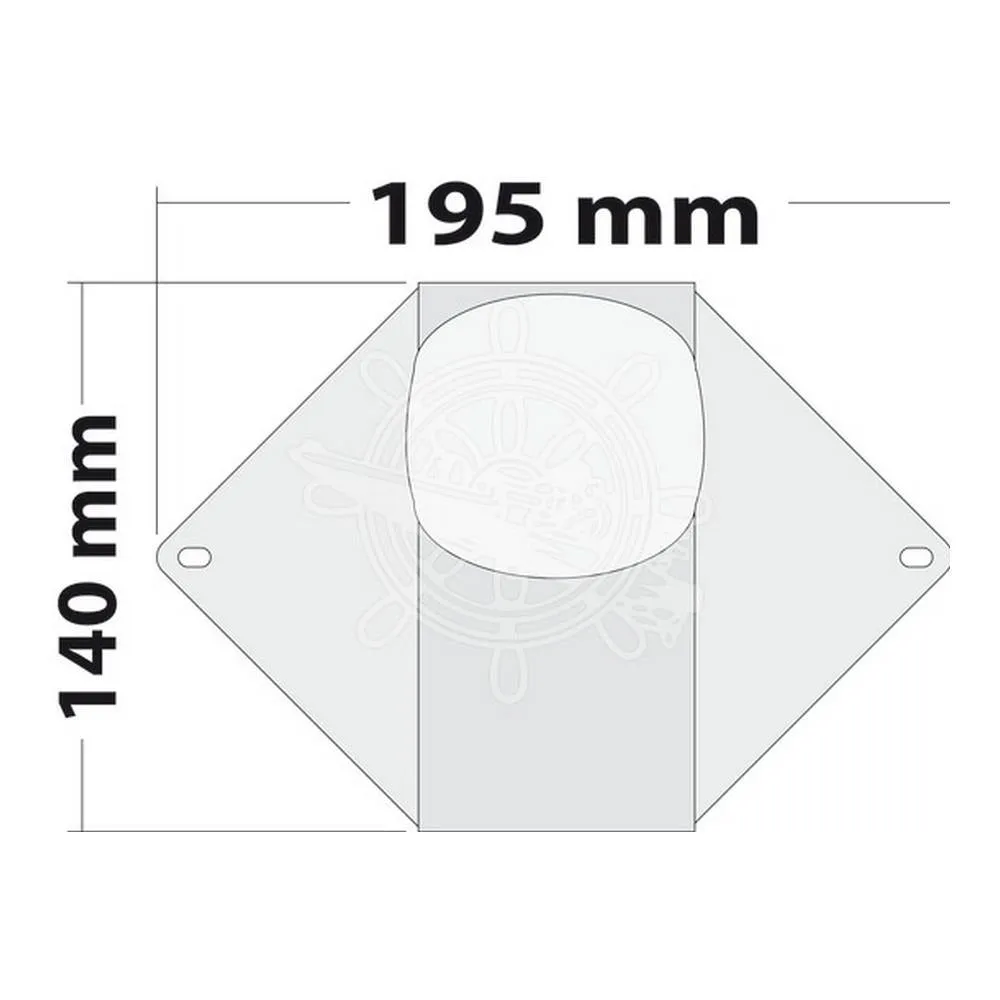 Sphera LED Masthead Deck Floodlight - Black Housing