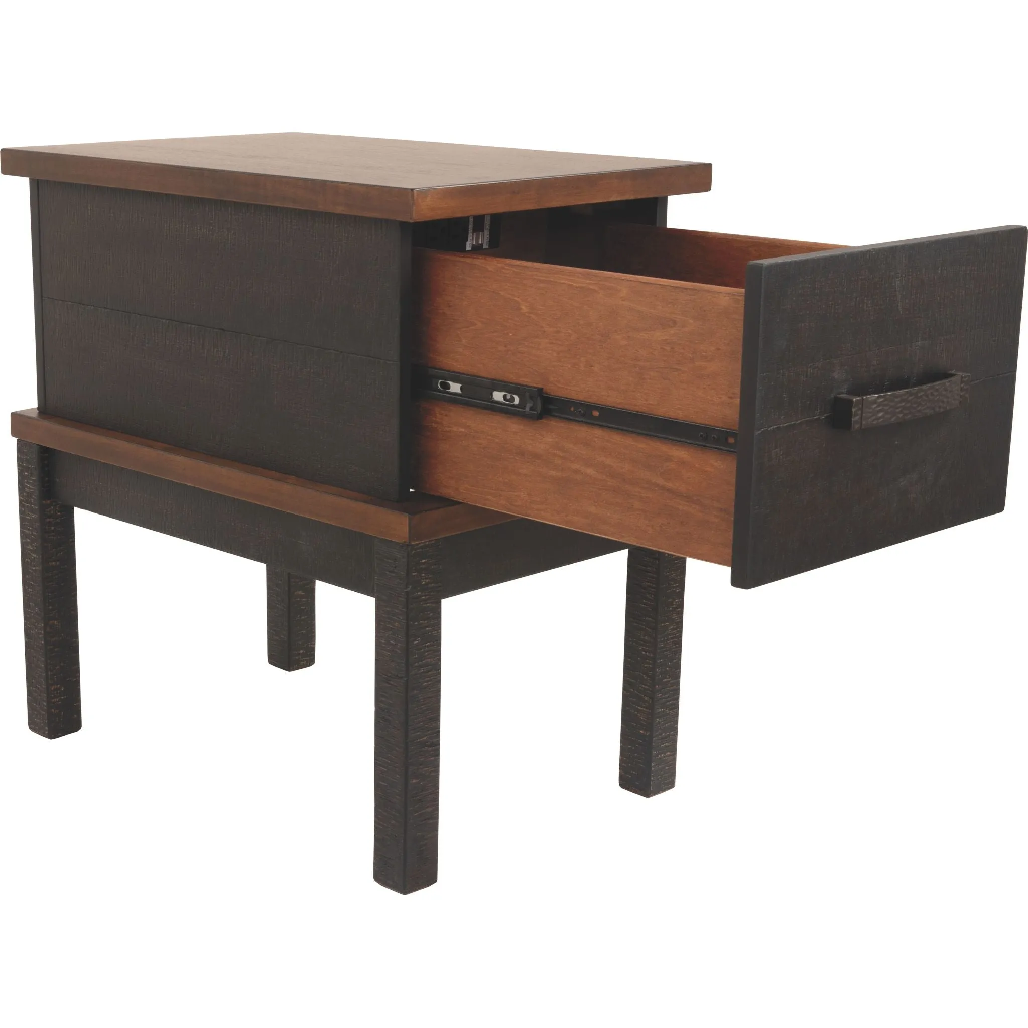 Stanah Chairside Table - Two-tone