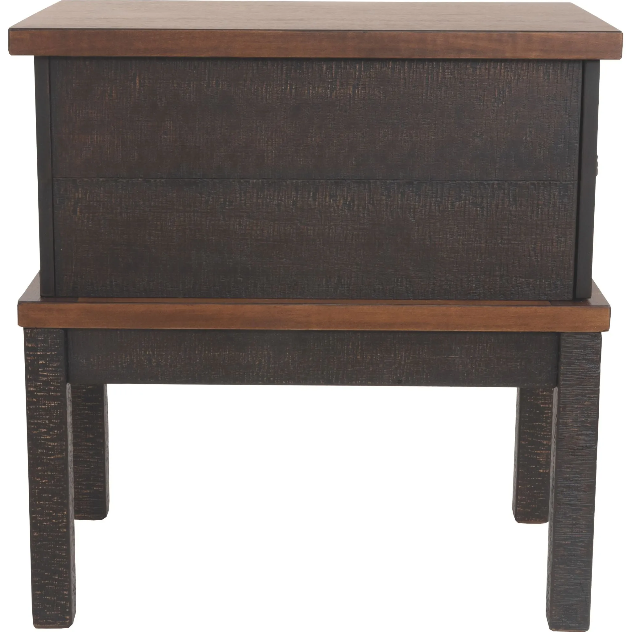 Stanah Chairside Table - Two-tone