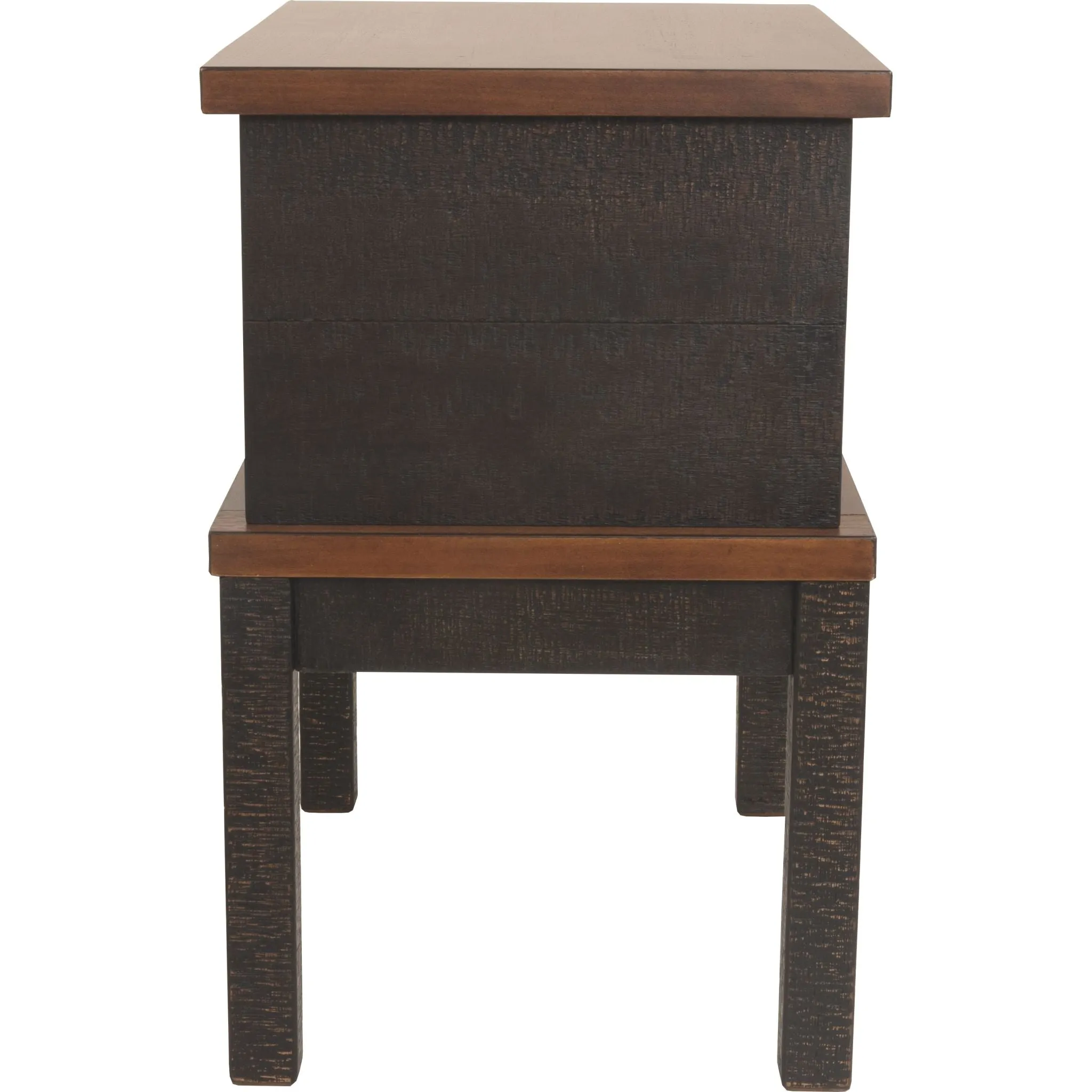 Stanah Chairside Table - Two-tone