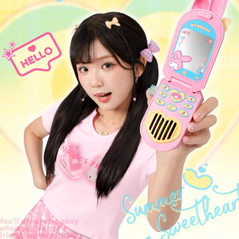 Summer Sweetheart My Melody Flip Phone Fan