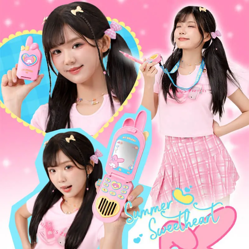 Summer Sweetheart My Melody Flip Phone Fan