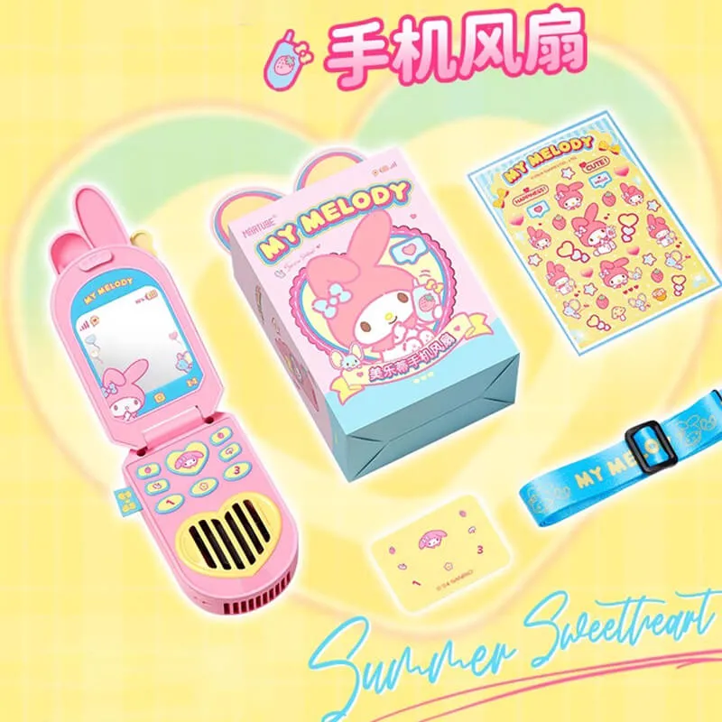 Summer Sweetheart My Melody Flip Phone Fan